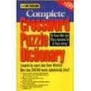 Beispielbild fr The Puzzlers Complete Crossword Puzzle Dictionary zum Verkauf von Wonder Book