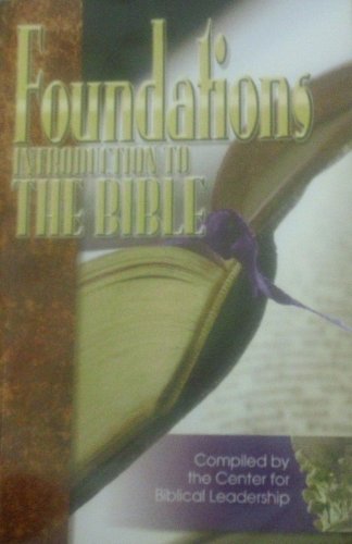 Imagen de archivo de Foundations: Intro to the Bible-Used a la venta por SecondSale