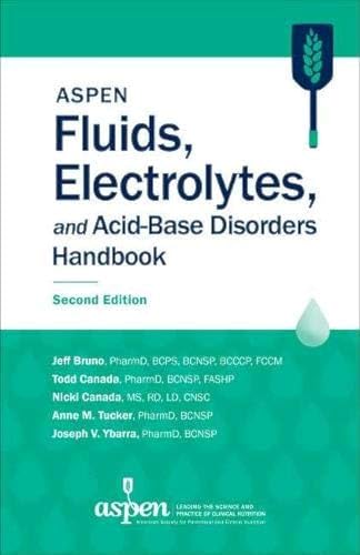 Stock image for ASPEN Fluids, Electrolytes, and Acid-Base Disorders Handbook for sale by Blackwell's