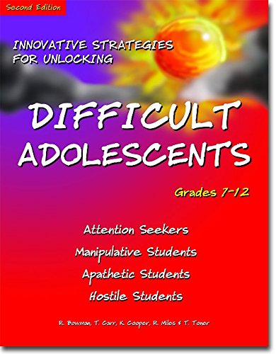 Imagen de archivo de Innovative Strategies for Unlocking Difficult Adolescents: Grades 7-12 a la venta por Wonder Book