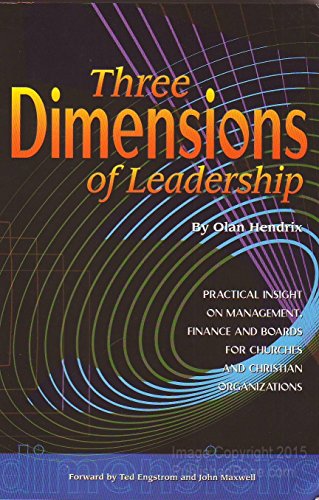 Stock image for Three Dimensions of Leadership for sale by SecondSale