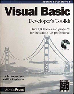 Beispielbild fr Visual Basic: Developer's toolkit zum Verkauf von -OnTimeBooks-