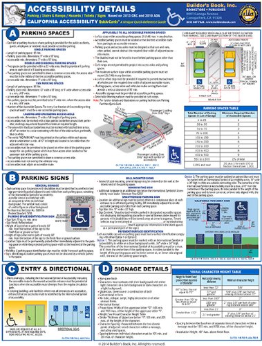 Stock image for QC: California Accessibility Details Quick-Card: Updated based on 2013 CBC & 2010 ADA for sale by Bank of Books