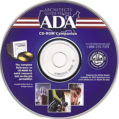 Imagen de archivo de Architects Guide To The ADA CD-ROM ONLY a la venta por HPB-Red