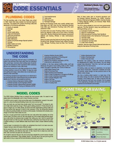 Stock image for Plumbing Code Essentials. full-color, 4-page Laminated Quick-Card for sale by HPB-Ruby