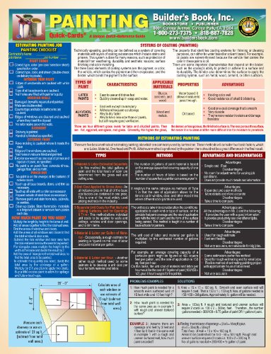 9781889892832: Painting Laminated Quick-Card