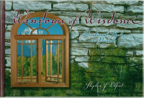 9781889893549: Windows of Wisdom: Devotional Studies in Proverbs