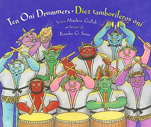 Beispielbild fr Ten Oni Drummers / Diez tamborileros oni (English and Spanish Edition) zum Verkauf von HPB Inc.