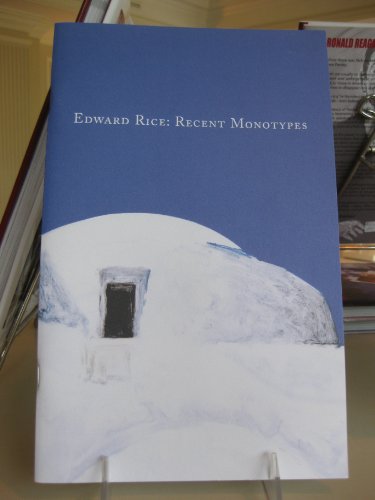 Stock image for Edward Rice Recent Monotypes for sale by Always Superior Books