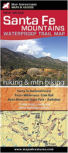 Beispielbild fr Santa Fe Mountains Trail Map zum Verkauf von HPB-Movies