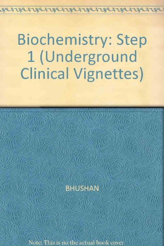 Beispielbild fr Biochemistry (Bhushan Underground Clinical Vignettes) zum Verkauf von Opalick