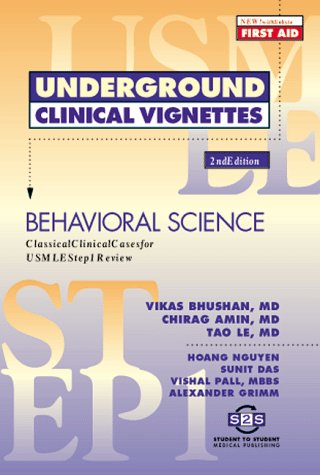 Beispielbild fr Underground Clinical Vignettes - Behavioral Science zum Verkauf von Wonder Book