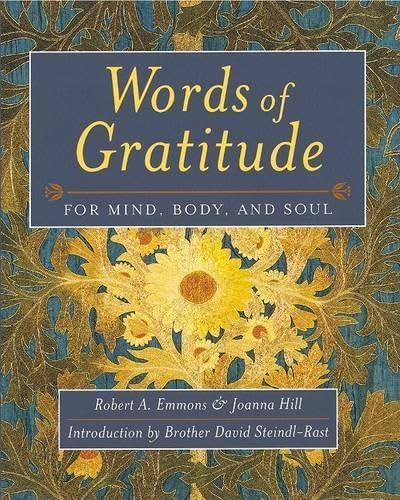 9781890151553: Words of Gratitude: For Mind, Body and Soul
