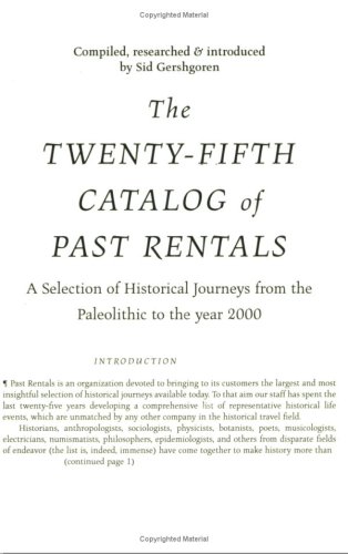 Beispielbild fr The Twenty-fifth Catalog of Past Rentals zum Verkauf von Wonder Book