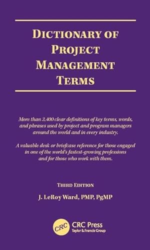 Stock image for Dictionary of Project Management Terms, Third Edition for sale by Antiquariat Armebooks