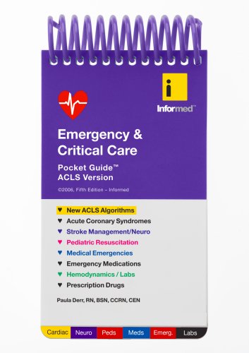 Emergency & Critical Care Pocket Guide (9781890495282) by Paula Derr; Jon Tardiff