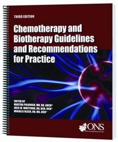 Beispielbild fr Chemotherapy and Biotherapy Guidelines and Recommendations for Practice Third Edition zum Verkauf von Better World Books
