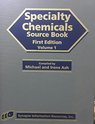 Beispielbild fr Specialty Chemicals Source Book zum Verkauf von Mispah books