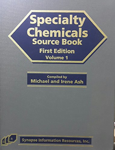 Stock image for Specialty Chemicals Source Book for sale by Mispah books