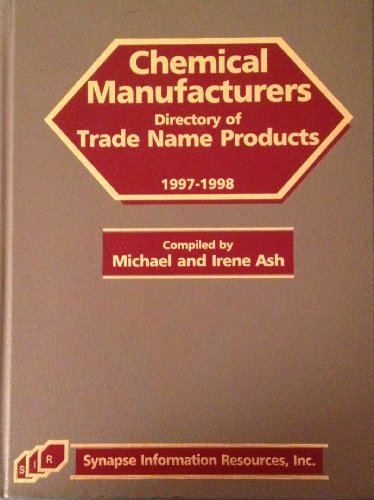 Beispielbild fr Chemical Manufacturers Directory of Trade Name Products zum Verkauf von dsmbooks