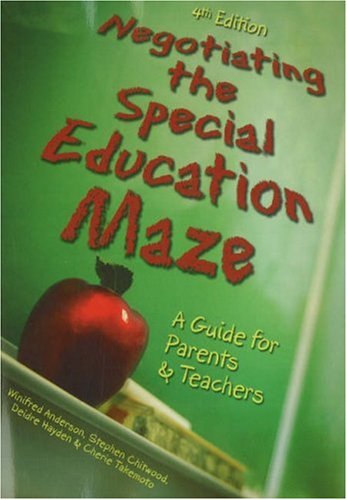 9781890627461: Negotiating the Special Education Maze: A Guide for Parents and Teachers