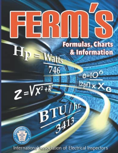 Beispielbild fr Ferm's Formulas, Charts & Information zum Verkauf von HPB-Red