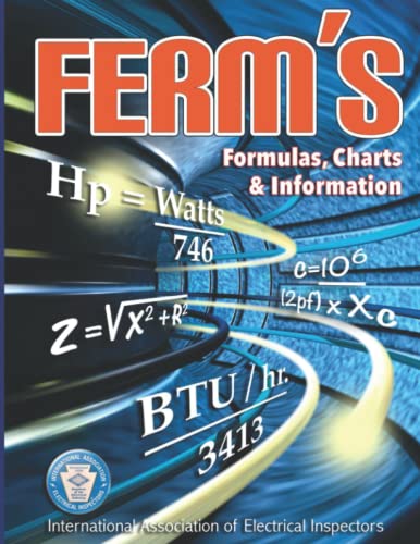 Stock image for Ferm's Formulas, Charts & Information for sale by HPB-Red