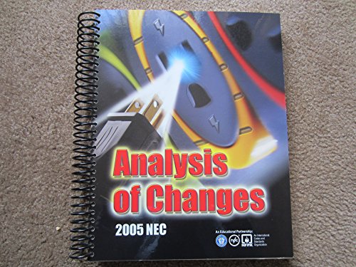 Stock image for Analysis of Changes, 2005 NEC for sale by Rob the Book Man