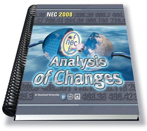 Beispielbild fr Analysis of Changes, NEC-2008 zum Verkauf von Irish Booksellers