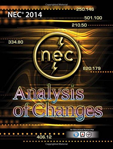 Beispielbild fr Analysis of Changes, NEC-2014 zum Verkauf von Better World Books