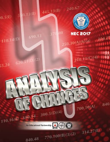 Imagen de archivo de Analysis of Changes, NEC-2017 a la venta por HPB-Red