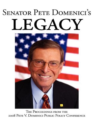 Stock image for Senator Pete Domenici's Legacy [Paperback] Hunner, Jon for sale by Turtlerun Mercantile