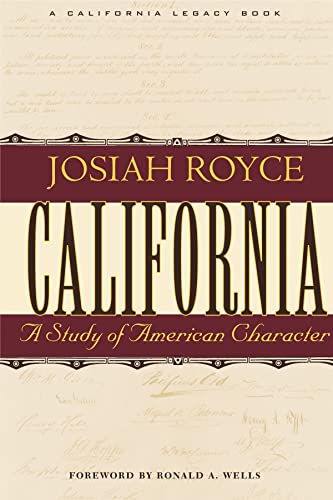 Beispielbild fr California: A Study of American Character (California Legacy Book) zum Verkauf von WorldofBooks