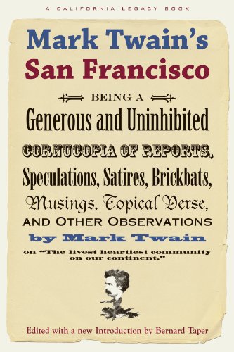 Beispielbild fr Mark Twain's San Francisco (California Legacy) zum Verkauf von AwesomeBooks