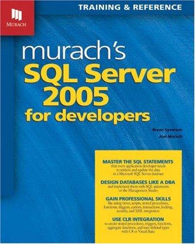 Beispielbild fr Murach's SQL Server 2005 for Developers zum Verkauf von SecondSale