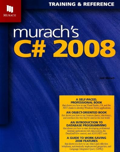 Imagen de archivo de Murach's C# 2008 a la venta por Better World Books