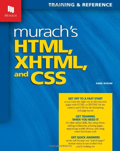 Stock image for Murach's HTML, XHTML, and CSS for sale by Blackwell's