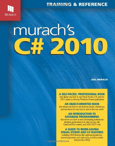 Imagen de archivo de Murach's C# 2010 a la venta por SecondSale