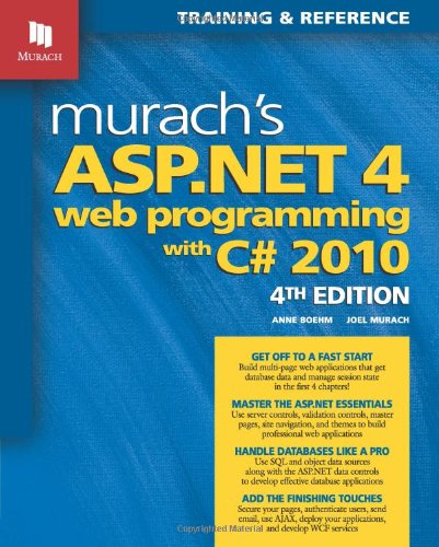Beispielbild fr Murach's ASP. NET 4 Web Programming with C# 2010 zum Verkauf von Better World Books