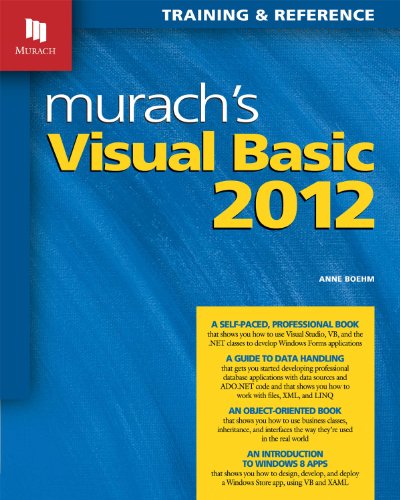 Imagen de archivo de Murach's Visual Basic 2012 a la venta por Better World Books
