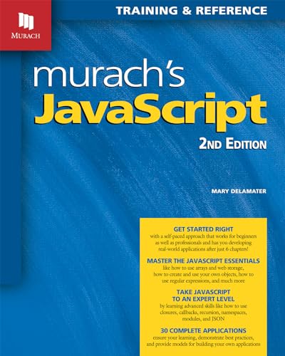 Imagen de archivo de Murach's JavaScript, 2nd Edition a la venta por SGS Trading Inc