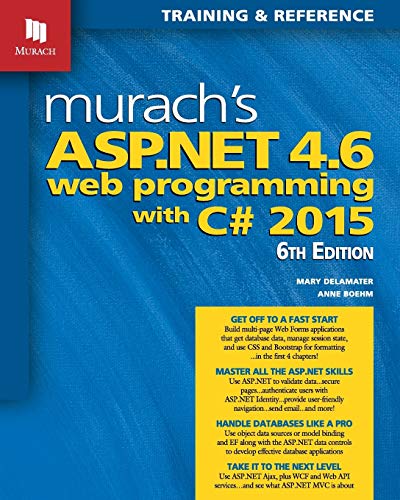Beispielbild fr Murach's ASP.NET 4.6 Web Programming with C# 2015 zum Verkauf von SecondSale