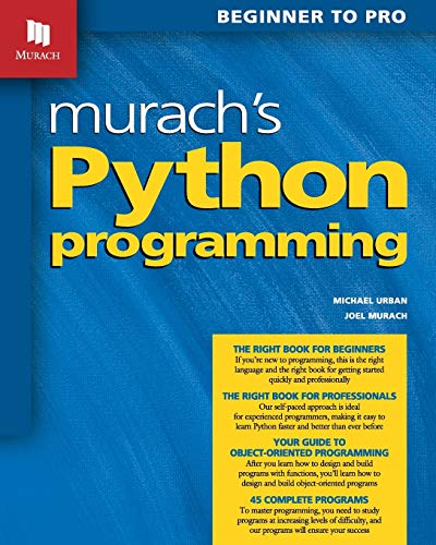 Imagen de archivo de Murach's Python Programming a la venta por SGS Trading Inc