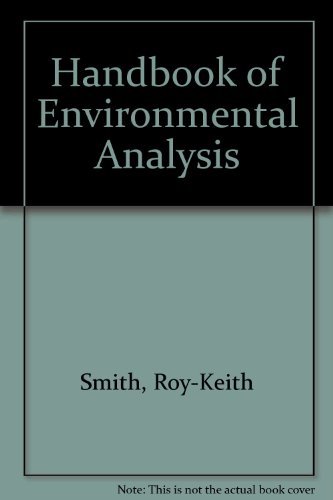 Imagen de archivo de Handbook of Environmental Analysis a la venta por HPB-Red