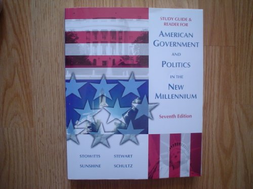 Beispielbild fr Study Guide and Reader for American Government and Politics in the New Millennium zum Verkauf von Better World Books