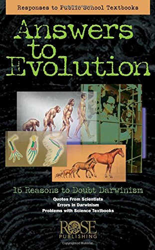 Answers to Evolution Pamphlet (9781890947897) by Rose Publishing