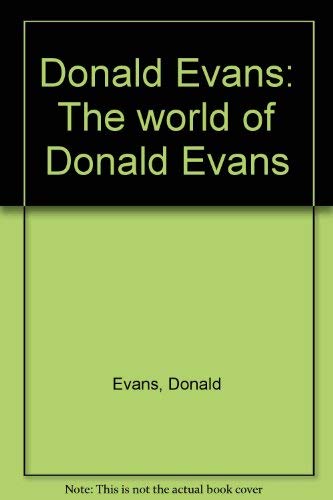 9781891123078: Donald Evans: The World of Donald Evans