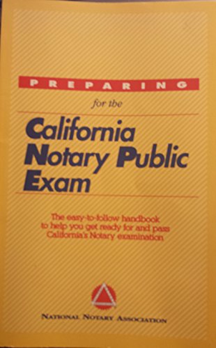 Beispielbild fr Preparing for the California Notary Public Exam zum Verkauf von ThriftBooks-Dallas