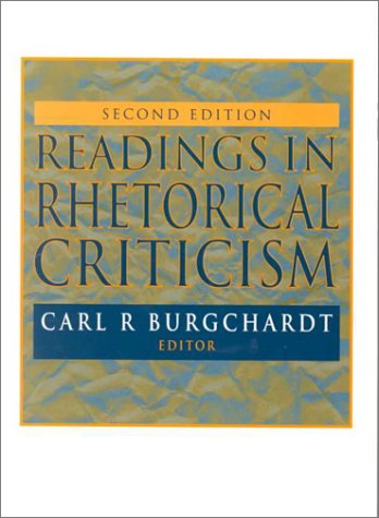 Stock image for Readings in Rhetorical Criticism for sale by Better World Books: West