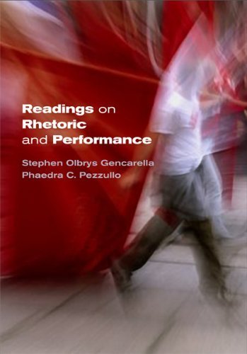 Beispielbild fr Readings on Rhetoric and Performance zum Verkauf von Front Cover Books